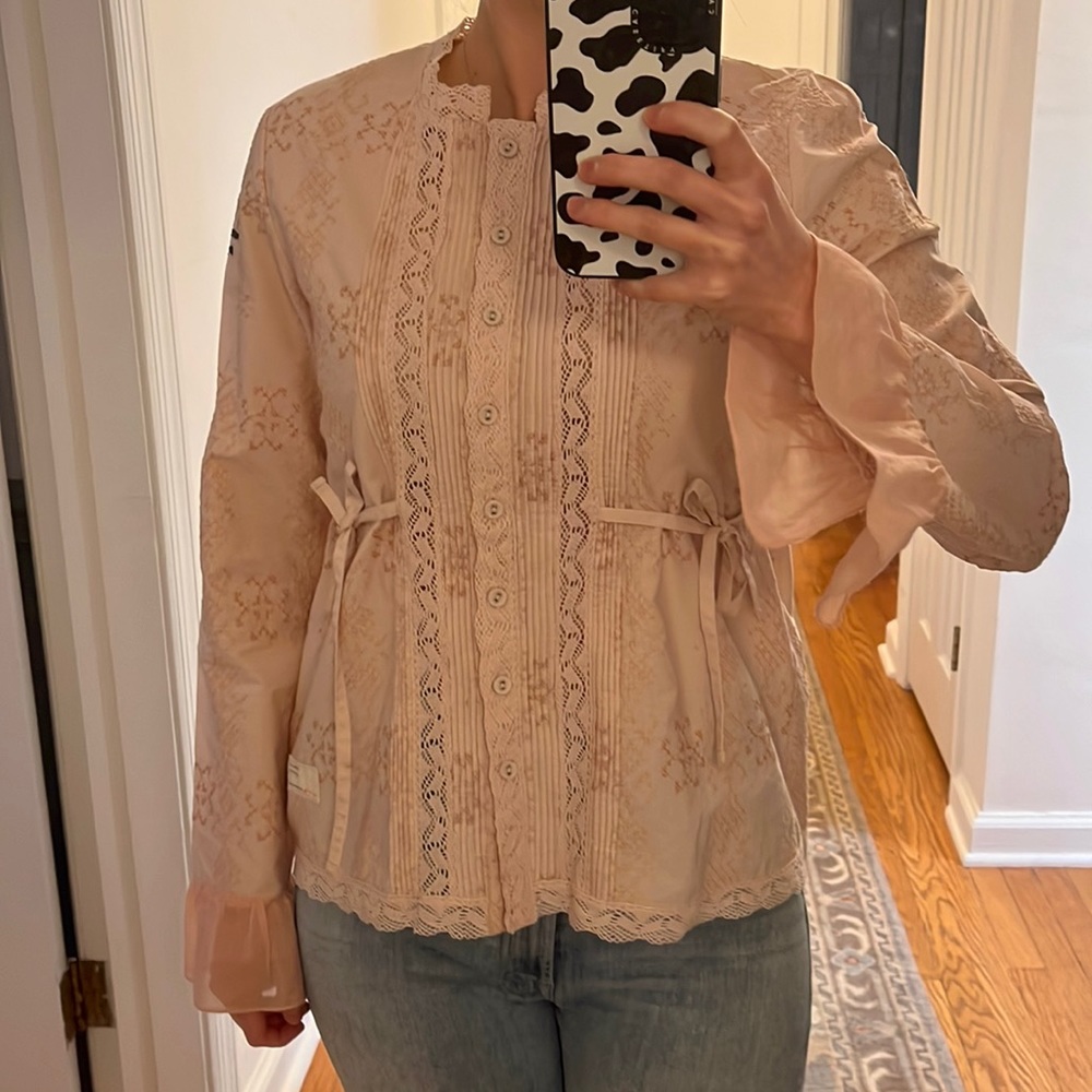 Odd Molly Cotton Blouse Size 2